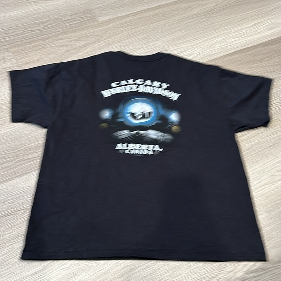 Harley Davidson Calgary Alberta T-shirt Size L - Picture 2 of 4
